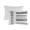 3 Piece Cotton Printed Duvet Cover Set w/ trims